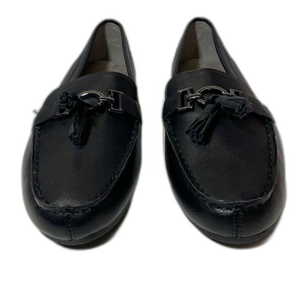 AEROSOLES Deanna Driving Style Loafers - Women's 8W - Black - Picture 3 of 9
